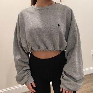 VINTAGE RALPH LAUREN CROP DRAWSTRING